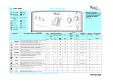 Whirlpool AWT 2085 Program Chart