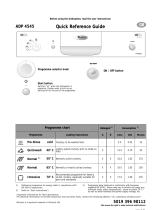 Whirlpool ADP 4545 WH Program Chart