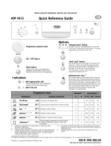 Whirlpool ADP 4615 WH Program Chart