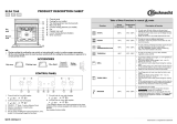 Bauknecht ELZA 7260/IN Program Chart