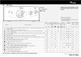 Whirlpool AWT 2261 Program Chart