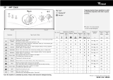 Whirlpool AWT 2266N Program Chart