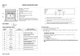 Whirlpool AKZ 131 NB Program Chart