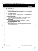 Whirlpool AKR 421 WH-1 Program Chart