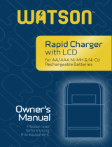Watson Rapid Charger Owner's manual
