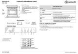 Bauknecht ESN 5861/SW/01 Program Chart