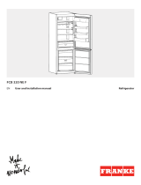 Franke FCB 320 NE F User guide