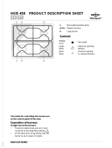 IKEA HOB 458/S Program Chart