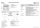 Bauknecht EMZ 6265/IN Program Chart
