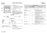 Whirlpool G2P 64 F SS/01 Program Chart