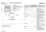 Bauknecht BLZE 6100/AL Program Chart