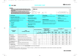 Bauknecht GSF 4892 TW-WS Program Chart