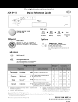 Whirlpool ADG 8442 NB Program Chart