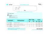 Whirlpool ADP 2440 WH Program Chart