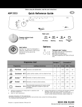 Whirlpool ADP 5553 WH Program Chart