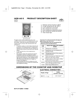 IKEA HOB 440 S Program Chart