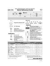 Bauknecht GSF 2778 WS Program Chart