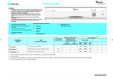 Whirlpool ADG 934/1 WH  Program Chart