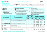 Whirlpool ADG 4956 M Program Chart