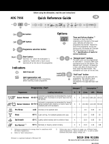 Whirlpool ADG 7966 M Program Chart