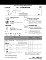 Whirlpool ADG 6968 IXM Program Chart