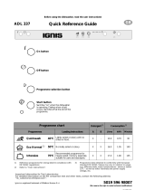 Ignis ADL 337 Program Chart