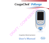 Roche CoaguChek INRange User manual