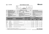 Bauknecht GSF 5466 TW-WS Program Chart