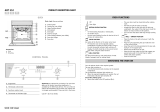 Whirlpool AKP 552 IX Program Chart