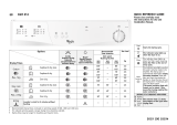 Whirlpool AWZ 651 Program Chart