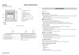 Whirlpool AKP 680 NB Program Chart