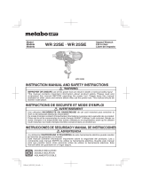 Metabo HPT WR 22SE User manual