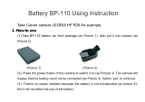 Canon BP-110 Using Instruction