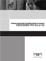 Sonnet CRESCENDO PCI G3 Installation guide
