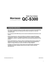 Horizon Fitness QC-S300F User manual