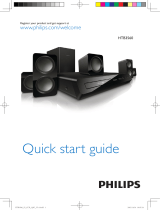 Philips HTB3560 Quick start guide