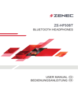 ZENEC ZE-HP50BT User manual