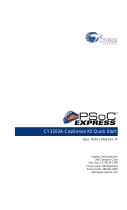Cypress CY3203-CapSense Quick start guide