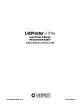 Coherent LabMaster Ultima User manual