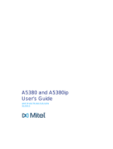 Mitel A5380 User manual