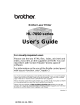Brother HL7050 - HL B/W Laser Printer User manual