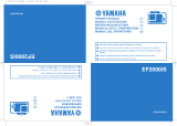 Yamaha EF2000iS - Inverter Generator Owner's manual