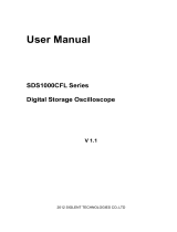 SIGLENT SDS1304CFL User manual