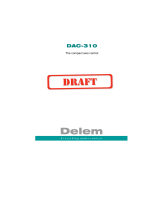 Delem DAC-310 User manual