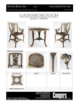 Coopers of StortfordGainsborough Bronze Bistro Set