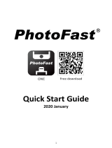 PhotoFast PhotoCube C Quick start guide