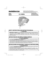 Metabo HPT CJ 36DA User manual