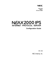NEC UNIVERGE NEAX 2000 IPS Configuration manual