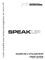 audiophony SPEAKUP User manual