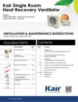 Kair KHRV150/12PC Installation & Maintenance Instructions Manual